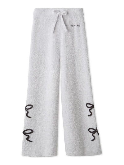 [HALLOWEEN] Ribbon Feather Long Pants gelato pique