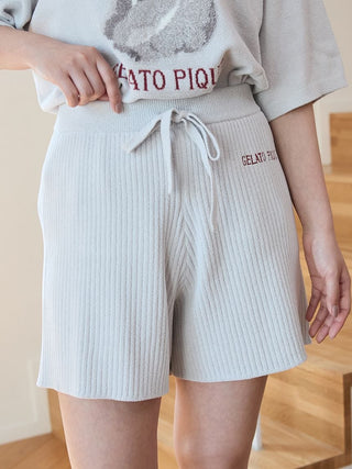 Ribbed Airy Moco Shorts