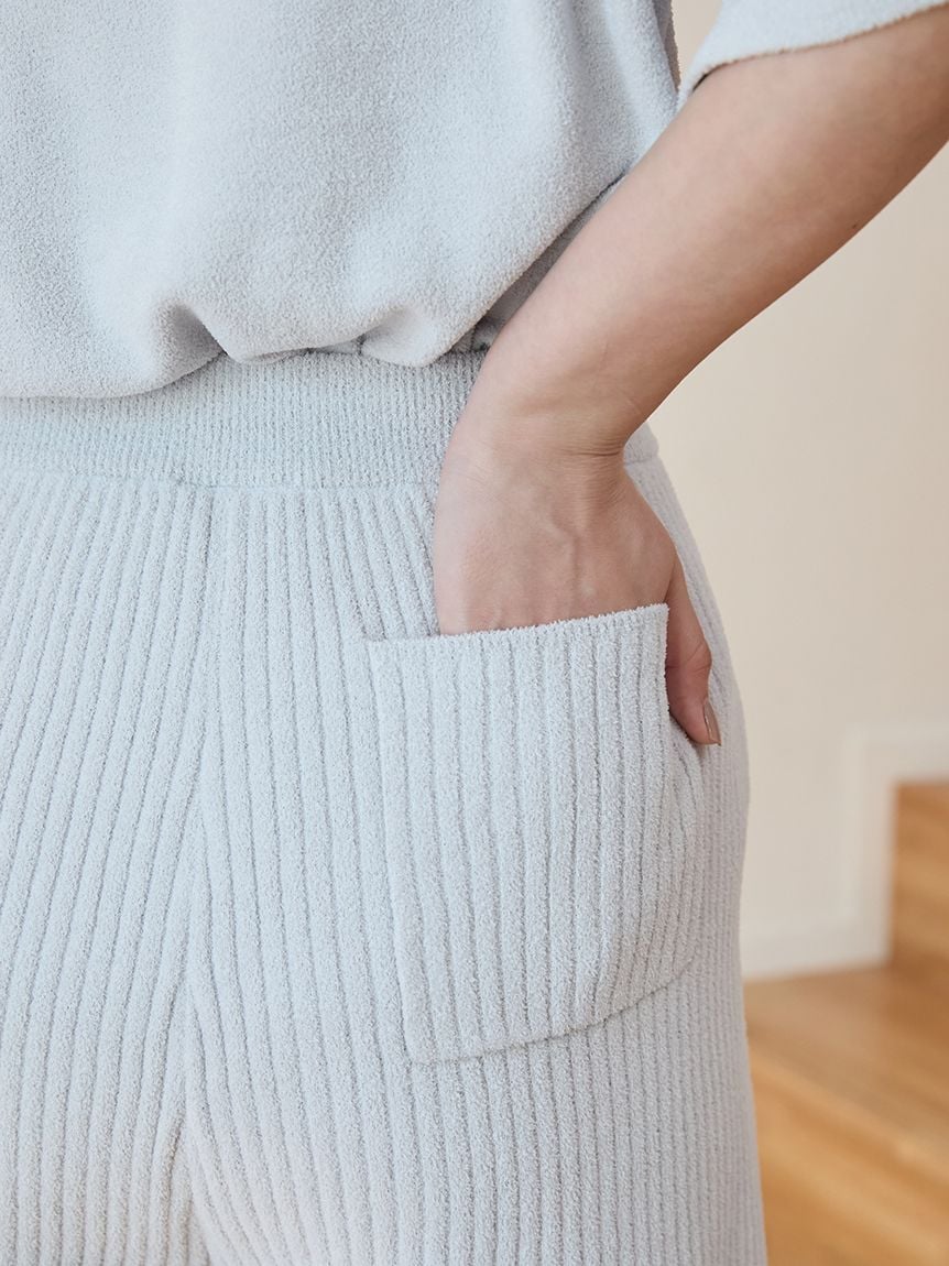 Ribbed Airy Moco Shorts