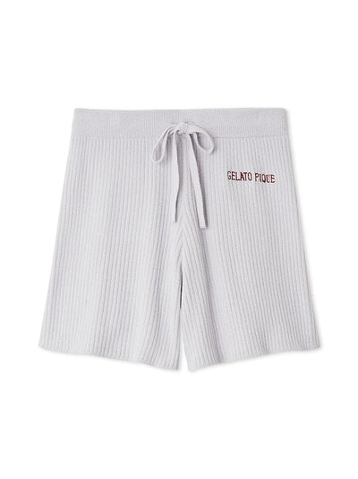 Ribbed Airy Moco Shorts gelato pique