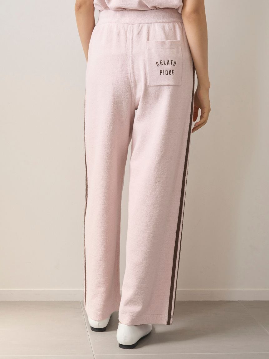 Airy Moco Sporty Border Long Pants