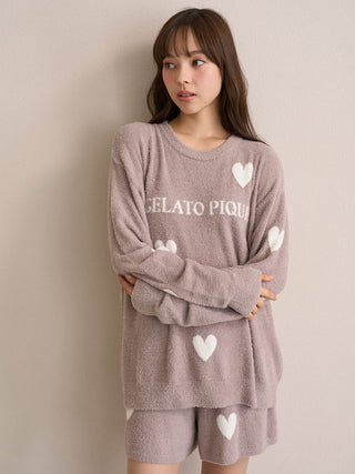 Warm Smoothie Heart Jacquard Shorts