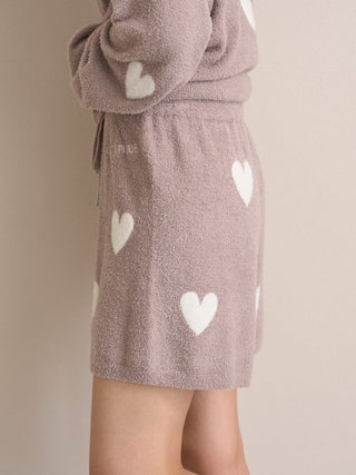 Warm Smoothie Heart Jacquard Shorts
