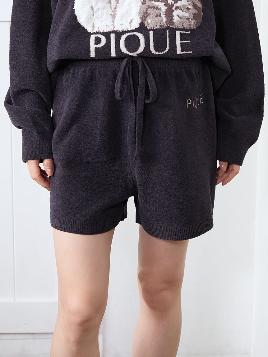 Airy Moco Twin Cats Shorts