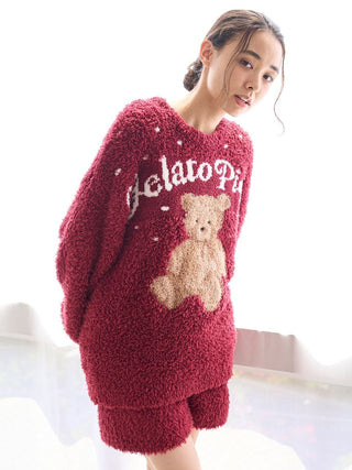 [HOLIDAY] Gelato Snow Bear Jacquard Shorts
