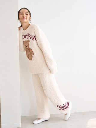 [HOLIDAY] Gelato Snow Bear Jacquard Pants