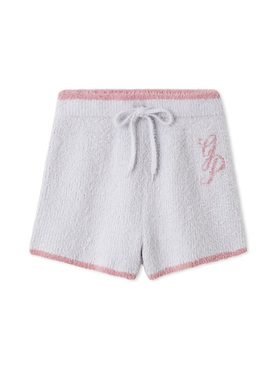 Glittering Feather Shorts gelato pique