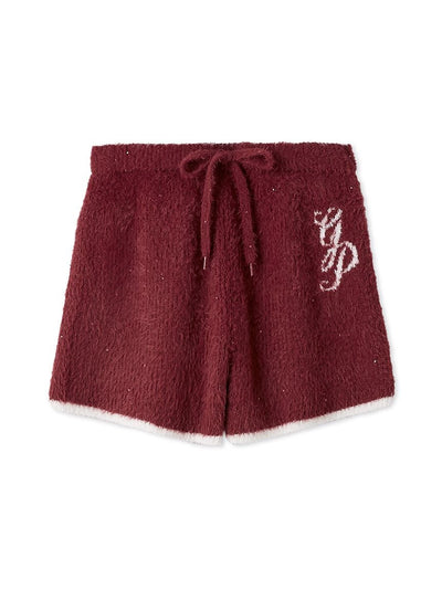 [HOLIDAY] Glittering Feather Shorts gelato pique