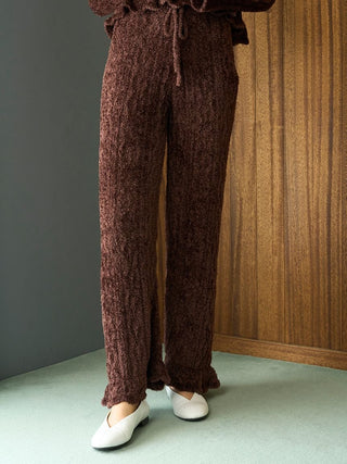 Feather Patterned Pants