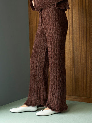 Feather Patterned Pants