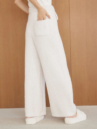 Melange Logo Embroidered Long Pants