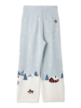 [HOLIDAY] Skiing Bear Jacquard Pants