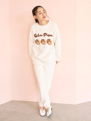 Donut Jacquard Long Pants