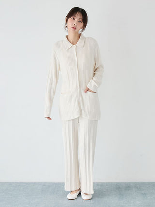 Thermal Smoothie Random Rib Long Pants