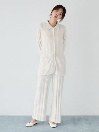 Thermal Smoothie Random Rib Long Pants