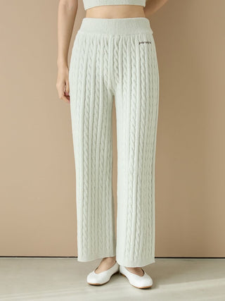 Spring Airy Moco Aran Long Pants
