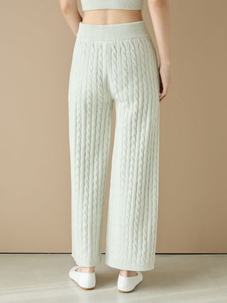 Spring Airy Moco Aran Long Pants