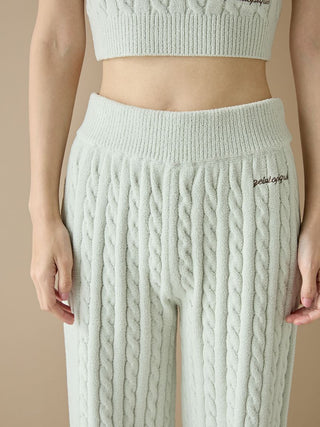 Spring Airy Moco Aran Long Pants