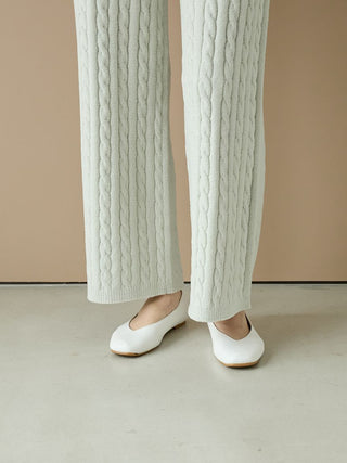 Spring Airy Moco Aran Long Pants