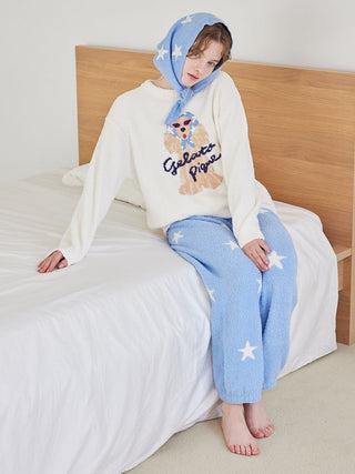 Scarf Dog 3-pattern Jacquard Long Pants