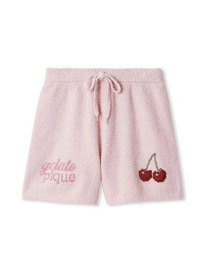 Baby Moco Cherry Jacquard Shorts gelato pique