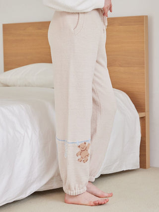 Airy Moco Laundry Animals Jacquard Long Pants