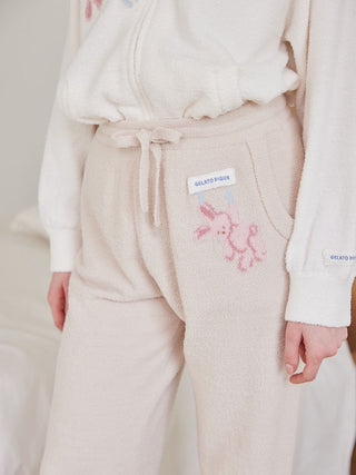 Airy Moco Laundry Animals Jacquard Long Pants