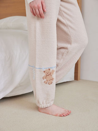 Airy Moco Laundry Animals Jacquard Long Pants