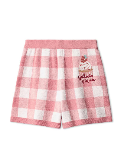 Airy Moco Movie Night Gingham Shorts gelato pique