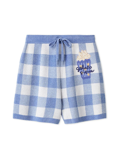 Airy Moco Movie Night Gingham Shorts gelato pique
