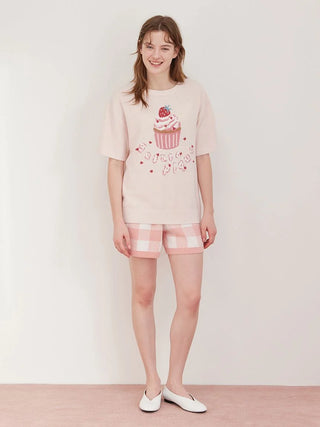 Airy Moco Movie Night Gingham Shorts