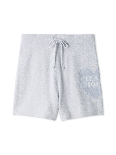 Cool Smoothie Bear Heart Jacquard Shorts gelato pique