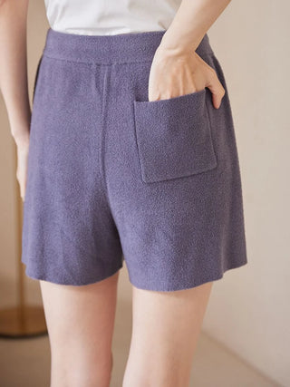 Smoothie Rib Logo Embroidery Shorts