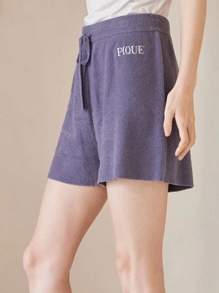 Smoothie Rib Logo Embroidery Shorts