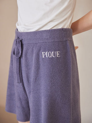 Smoothie Rib Logo Embroidery Shorts