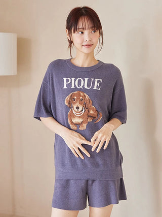 Smoothie Rib Logo Embroidery Shorts