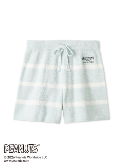 [PEANUTS] Smoothie Striped Shorts gelato pique
