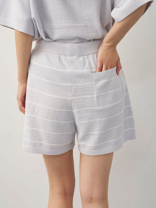 Fluffy Variety Motif Jacquard Shorts