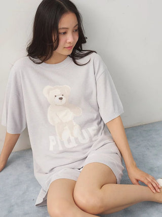 Fluffy Variety Motif Jacquard Shorts