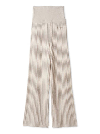 Gelato Pique Temperature-regulating Smoothie Ribbed Pants in beige
