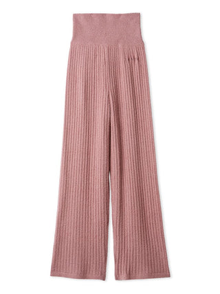 Gelato Pique Temperature-regulating Smoothie Ribbed Pants in pink