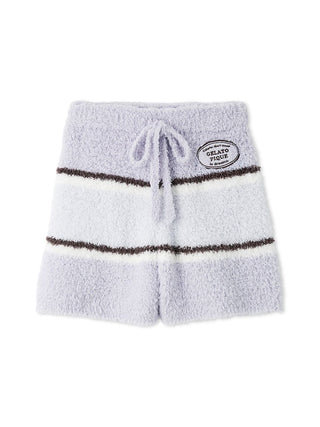 Gelato Pique Gelato Random Stripe Shorts in blue, front view
