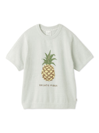 Smoothie Fruit Loungewear Tops for women in mint at Gelato Pique USA