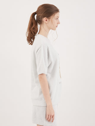 Smoothie Fruit Loungewear Tops for women in mint at Gelato Pique USA