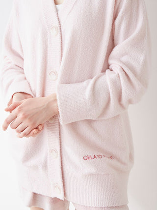 Washable Smooth Button Up Cardigan by Gelato Pique USA