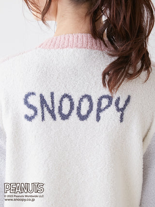  PEANUTS SNOOPY Fluffy Pullover Loungewear in Off- white, Women's pullover loungewear at Gelato Pique USA
