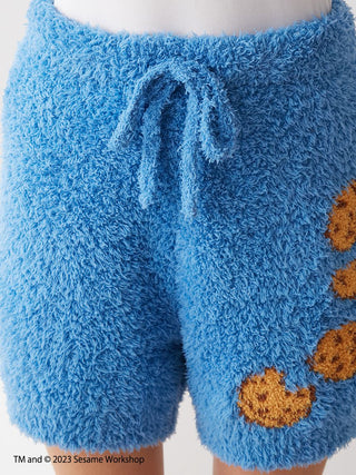 [SESAME STREET] Cookie Monster Hoodie & Shorts SET