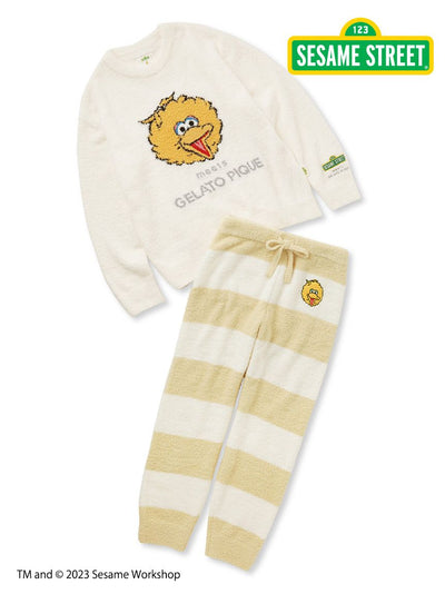 [SESAME STREET] Jacquard Pullover & Long Pants Loungewear Set gelato pique