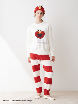 [SESAME STREET] Jacquard Pullover & Long Pants Loungewear Set