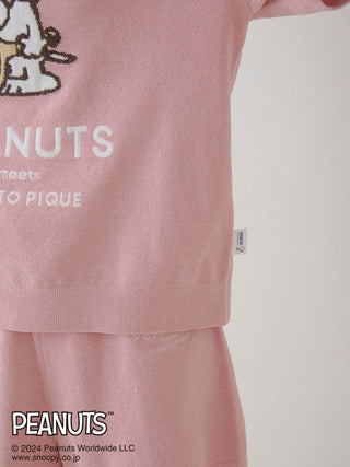 PEANUTS SNOOPY Lounge Tops in PINK, Women's Loungewear Tops, T-shirt , Tank Top at Gelato Pique USA.